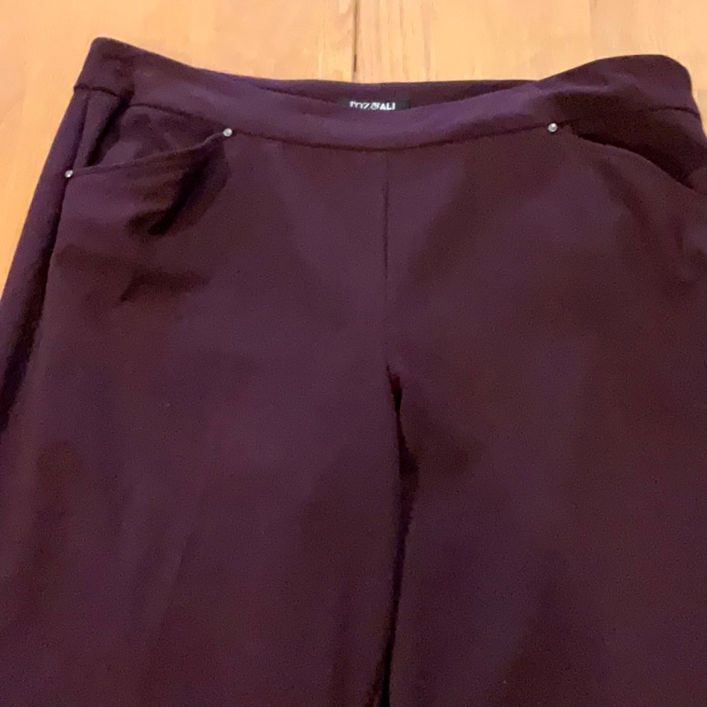 Roz & Ali Secret agentTummy Control cranberry maroon dress pants from dress barn - Picture 5 of 12